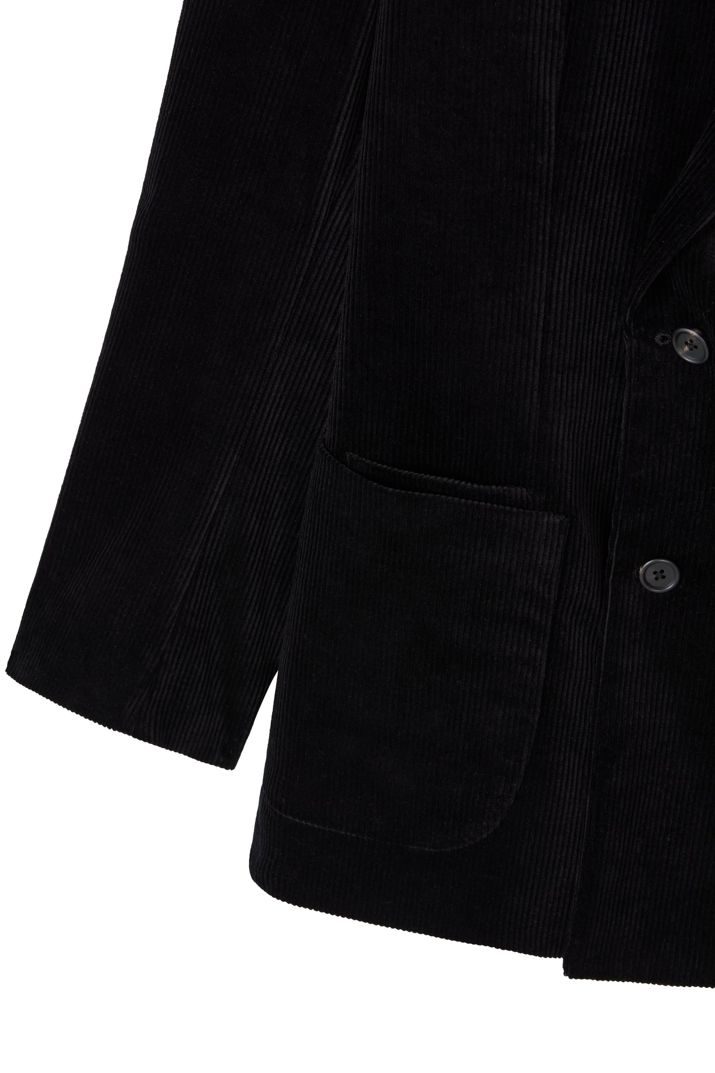 CORDUROY DOUBLE BREASTED SUIT JACKET