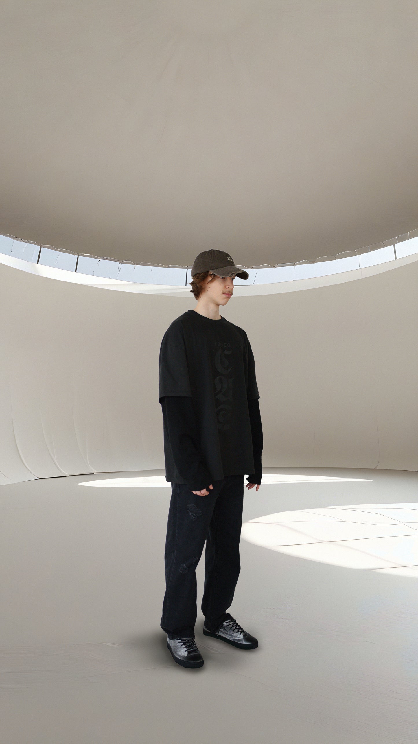 OVERSIZED LAYERED LS T-SHIRT