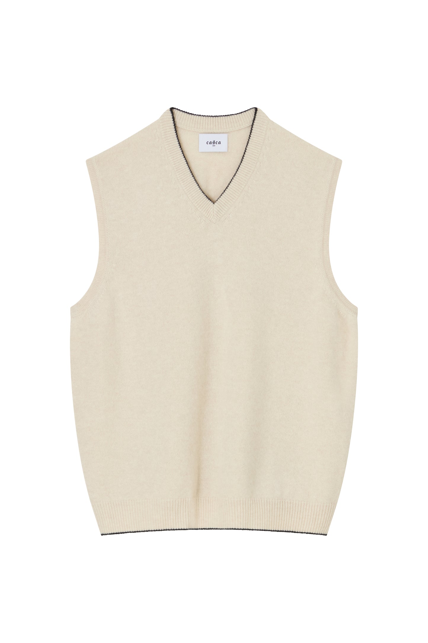 WOOL CASHMERE VEST