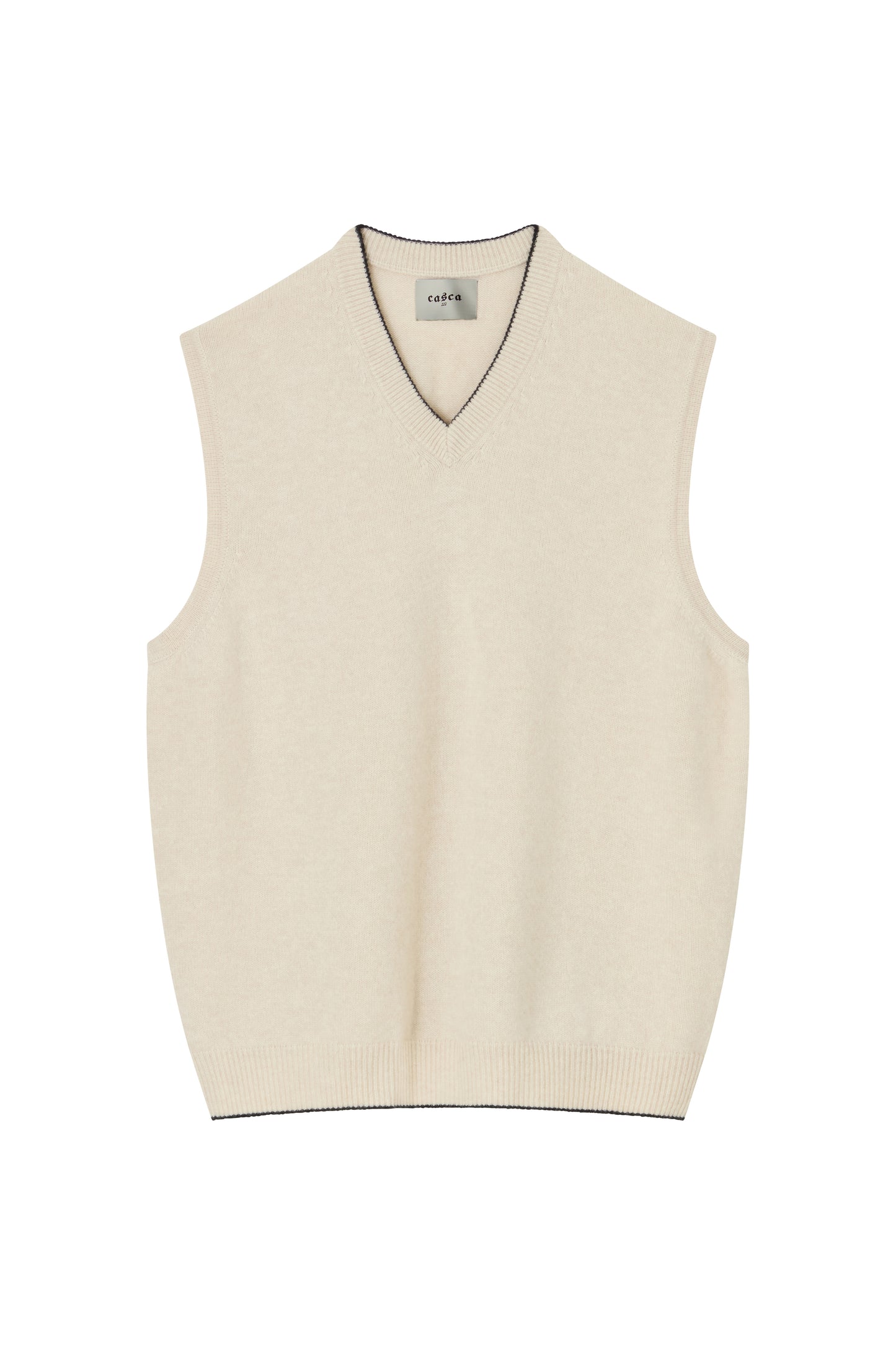 WOOL CASHMERE VEST