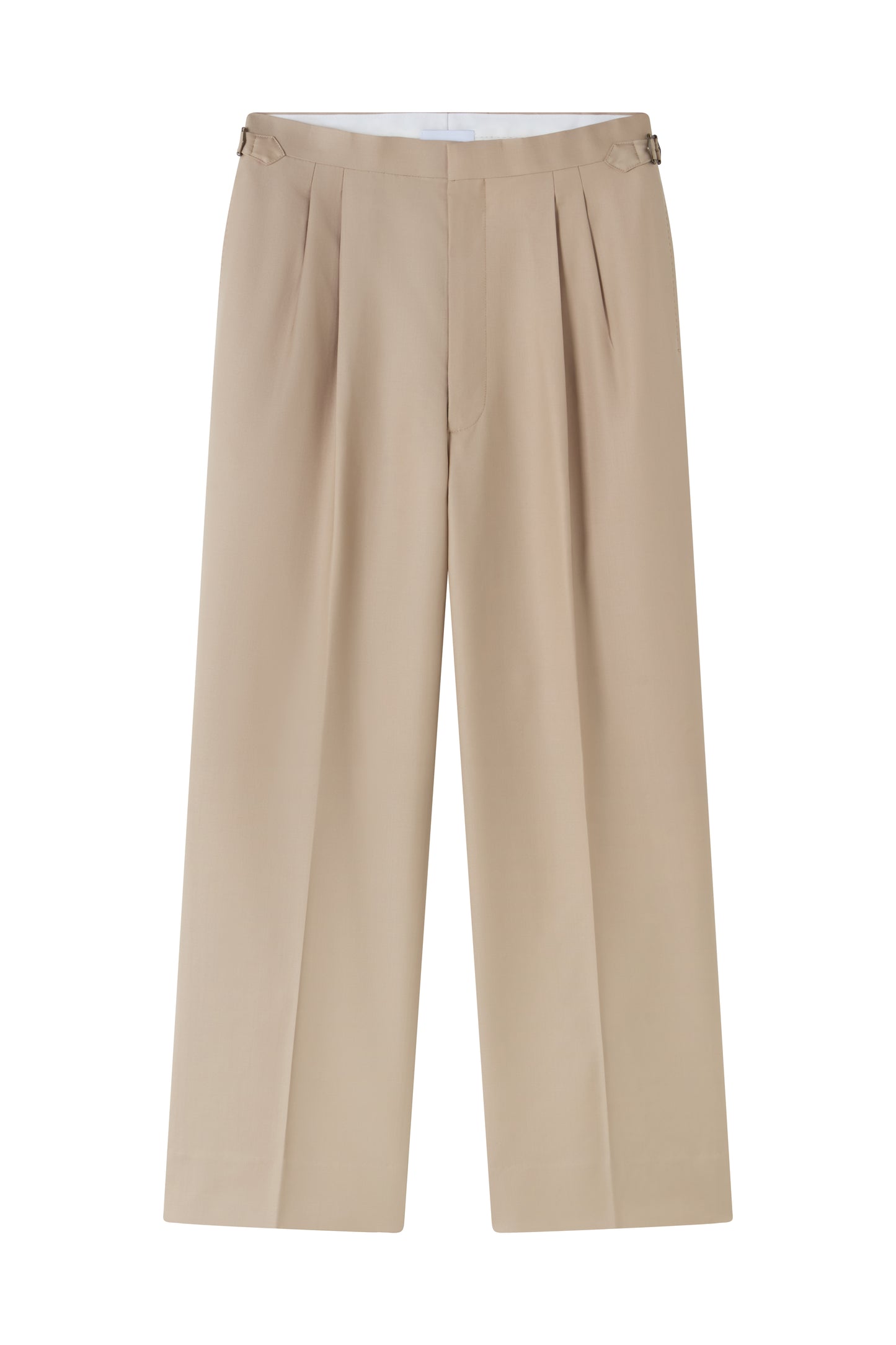 WOMENS WOOL WIDE LEG SUIT TROUSER