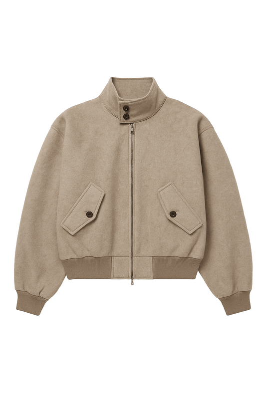 OVERSIZED HARRINGTON JACKET