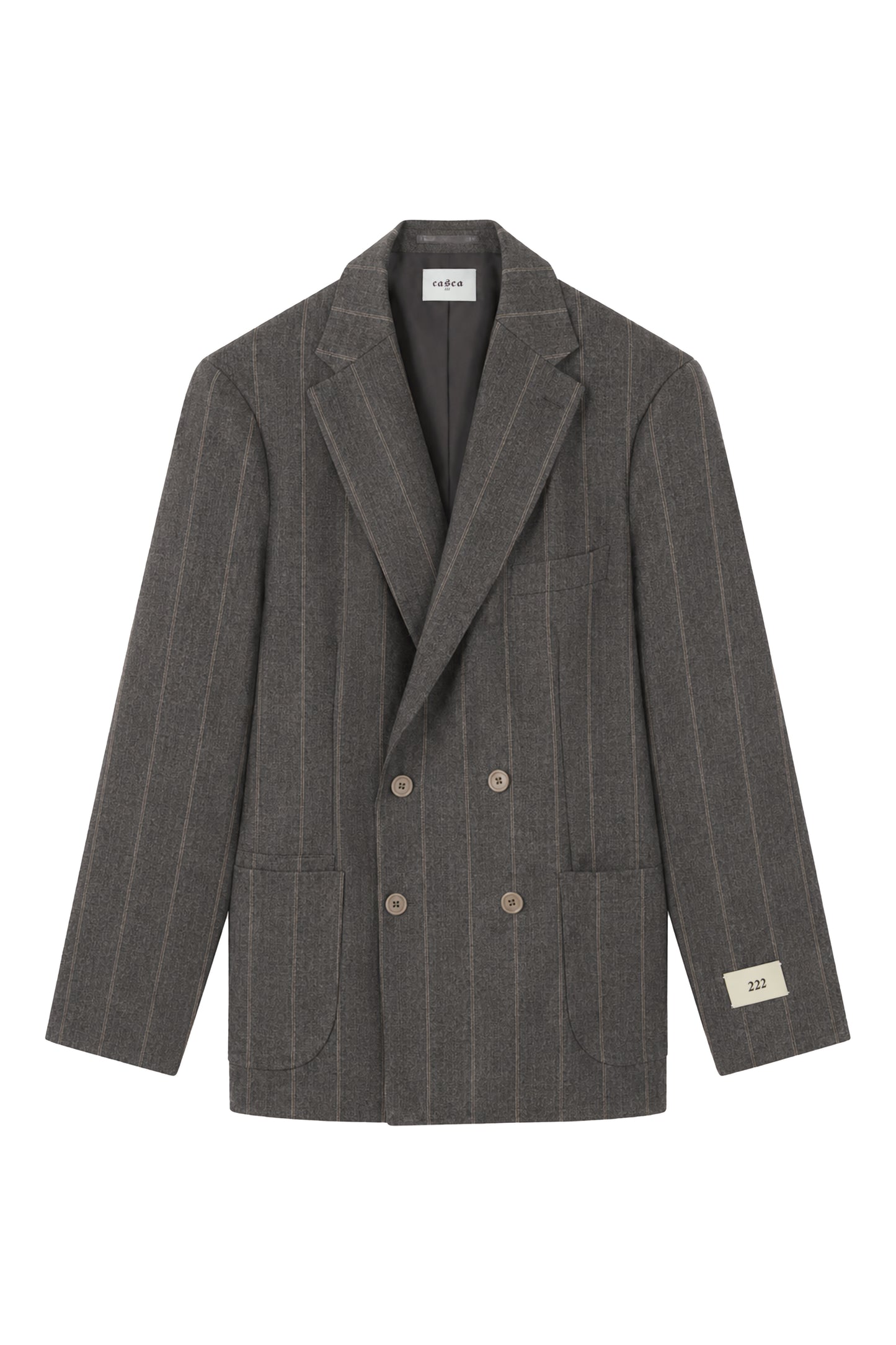 WOOL DOUBLE BREASTED SUIT JACKET