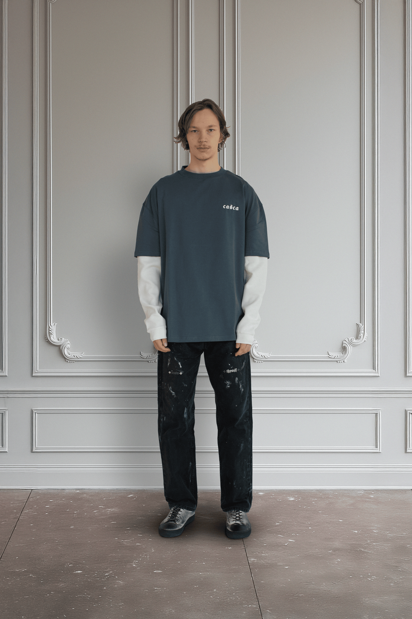 OVERSIZED LAYERED LS T-SHIRT