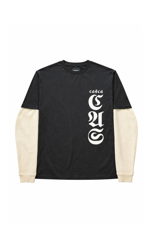 OVERSIZED LAYERED LS T-SHIRT
