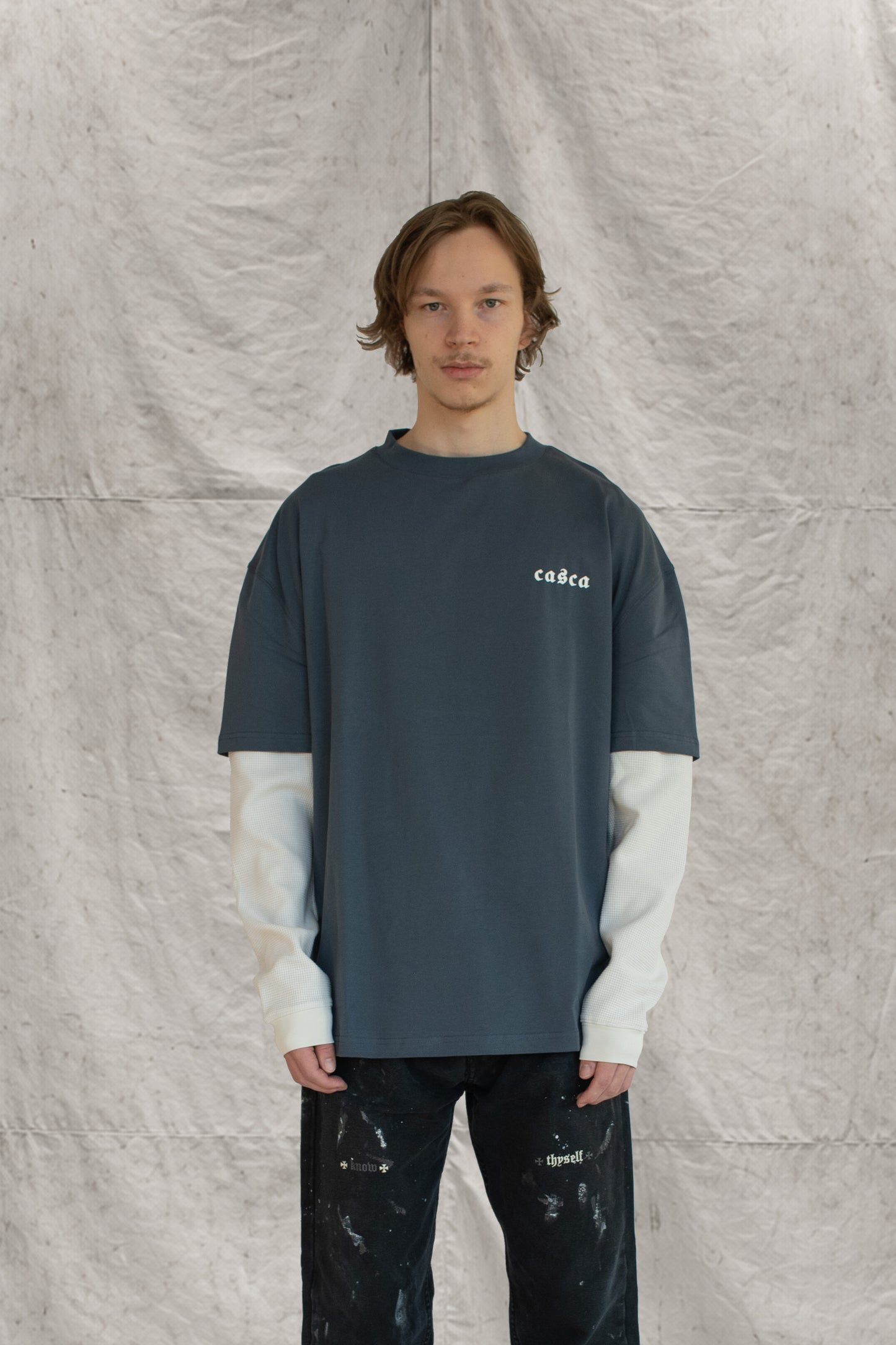 OVERSIZED LAYERED LS T-SHIRT